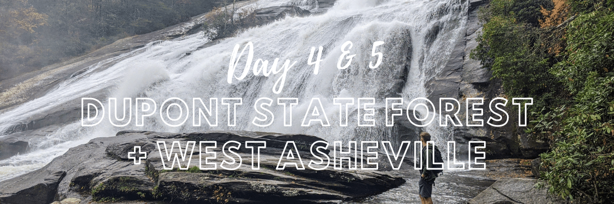 High Fall | DuPont State Forest | | A Hiker's Week in North Carolina